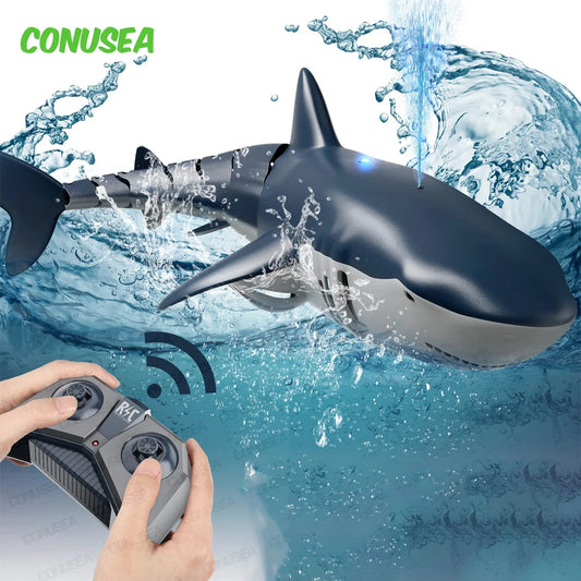 Inteligentna zabawka zdalnie sterowany Rekin Wieloryb, łódź podwodna, roboty ryby, zabawki elektryczne dla dzieci chłopców i małych dzieci.